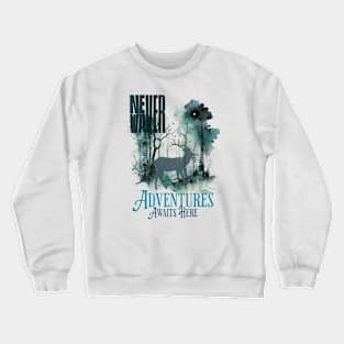 Never Waver Adventure Forest Crewneck Sweatshirt